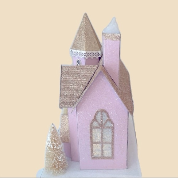 Pink Victorian LED ‘11 Holiday House ONLY TEMP markdown $66.00 - Picture 3 of 15